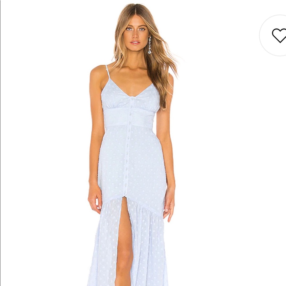 Revolve Daniella Dress in Baby Blue
MAJORELLE XS. Stunning!